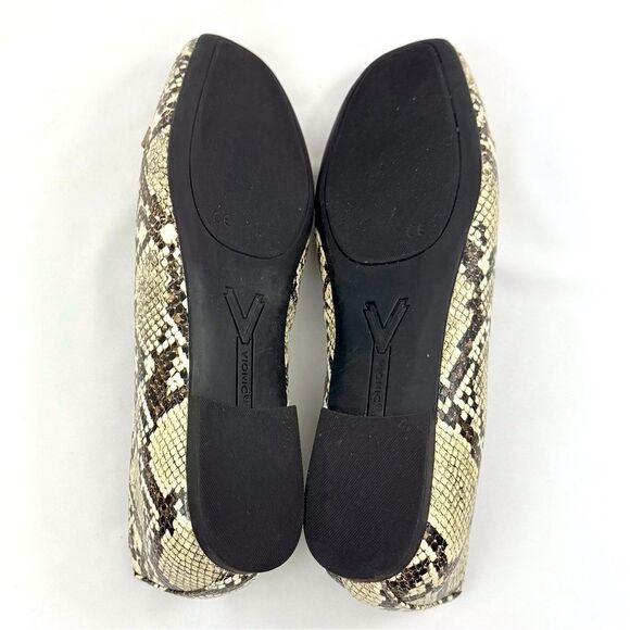 Vionic HAYES Cream Brown Snakeskin Print Slip On Orthotic Driving Loafers - Picture 13 of 16